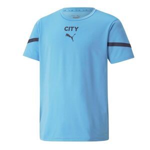 Puma Childrens/Kids Prematch Manchester City FC Jersey / Blue